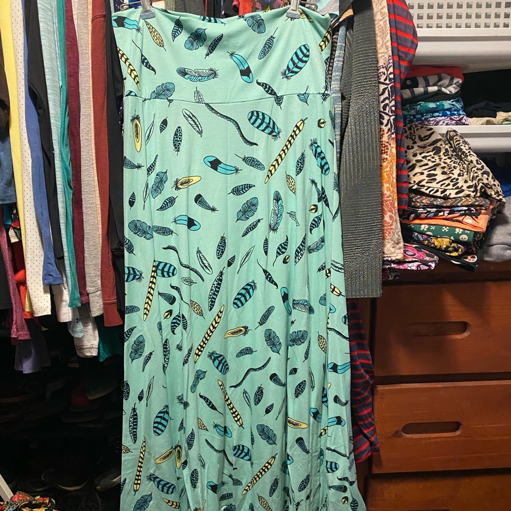 L LuLaRoe maxi skirt
